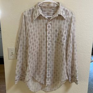 Vintage Mens 70’s Button-Down Shirt